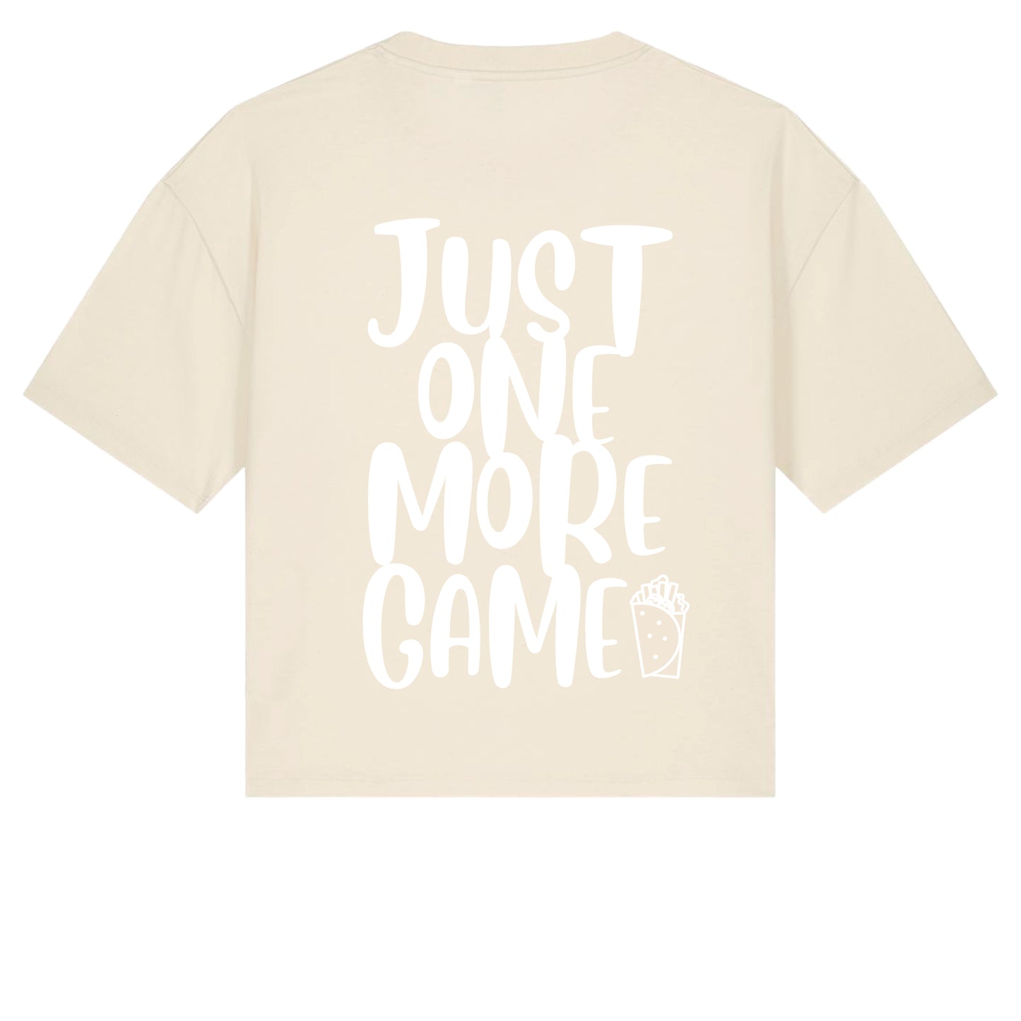 CROPPED TEE JUST ONE MORE GAME