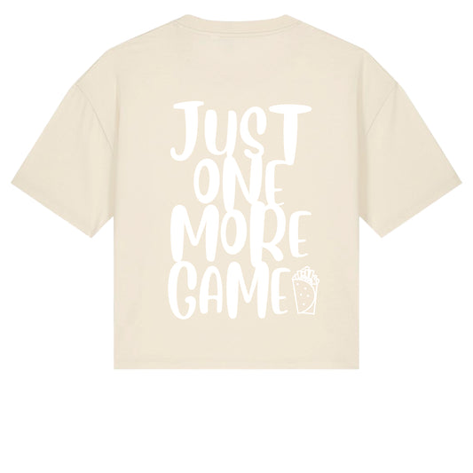 CROPPED TEE JUST ONE MORE GAME